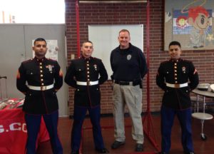 BTB -Officer Ed McCallin 1 - Marine Corp recruiters Jefferson High